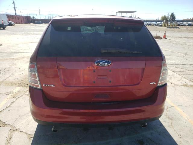 2FMDK38C08BA74505 - 2008 FORD EDGE MAROON photo 6