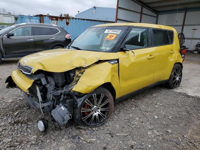 KNDJP3A58E7007059 - 2014 KIA SOUL + YELLOW photo 1