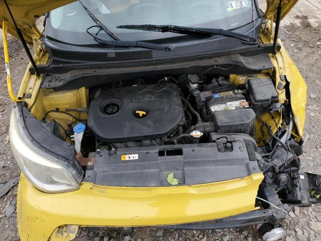 KNDJP3A58E7007059 - 2014 KIA SOUL + YELLOW photo 11