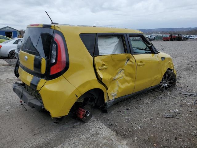 KNDJP3A58E7007059 - 2014 KIA SOUL + YELLOW photo 3