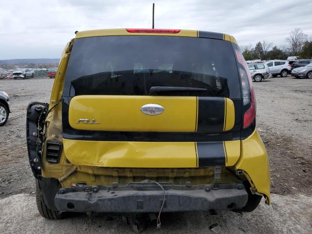 KNDJP3A58E7007059 - 2014 KIA SOUL + YELLOW photo 6