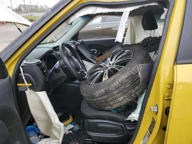 KNDJP3A58E7007059 - 2014 KIA SOUL + YELLOW photo 7