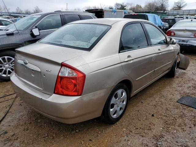 KNAFE121065213756 - 2006 KIA SPECTRA LX BEIGE photo 3