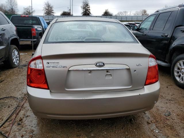 KNAFE121065213756 - 2006 KIA SPECTRA LX BEIGE photo 6