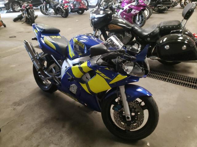 JYARJ04Y92A002732 - 2002 YAMAHA YZFR6 L BLUE photo 1