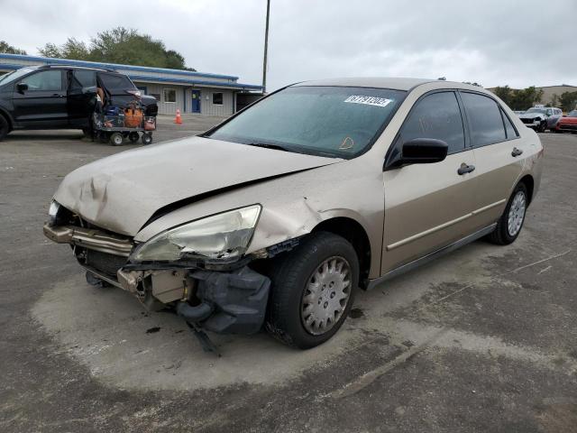 1HGCM56155A130549 - 2005 HONDA ACCORD DX GOLD photo 1