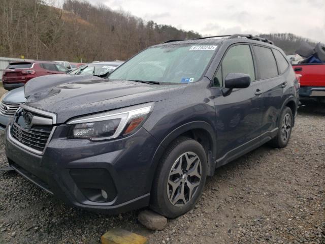 JF2SKAJC3MH523670 - 2021 SUBARU FORESTER P GRAY photo 1