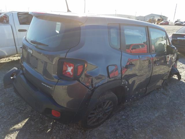 ZACCJAAB0HPG14844 - 2017 JEEP RENEGADE S 灰色 照片 4