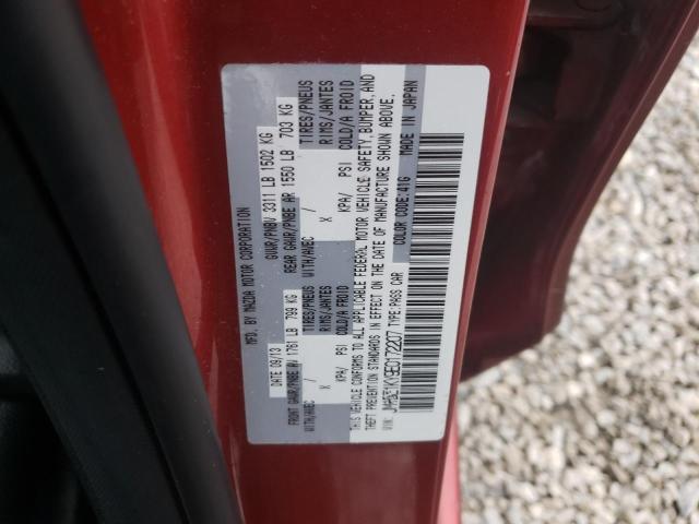 JM1DE1KY9E0172207 - 2014 MAZDA MAZDA2 SPO 红色 照片 12