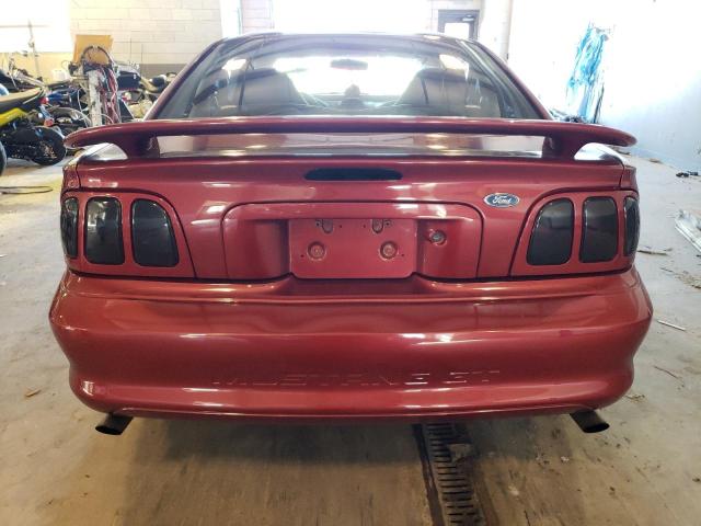 1FALP42XXTF148061 - 1996 FORD MUSTANG GT RED photo 6