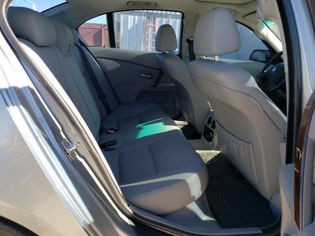 WBANF33587CW69894 - 2007 BMW 525 XI SILVER photo 10