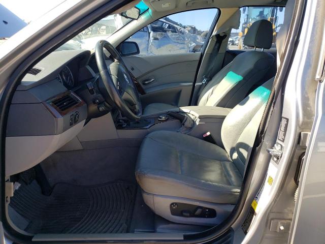 WBANF33587CW69894 - 2007 BMW 525 XI SILVER photo 7
