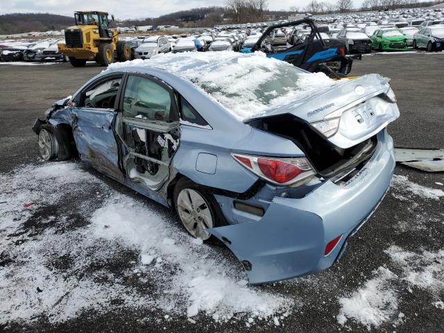 KMHEC4A42EA117226 - 2014 HYUNDAI SONATA HYB BLUE photo 2