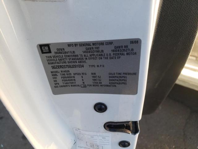 5GZER23758J291034 - 2008 SATURN OUTLOOK XR WHITE photo 13