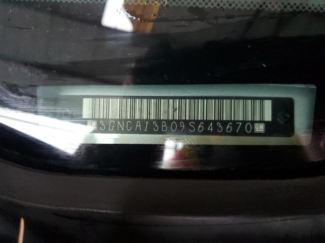 3GNCA13B09S643670 - 2009 CHEVROLET HHR LS SILVER photo 12