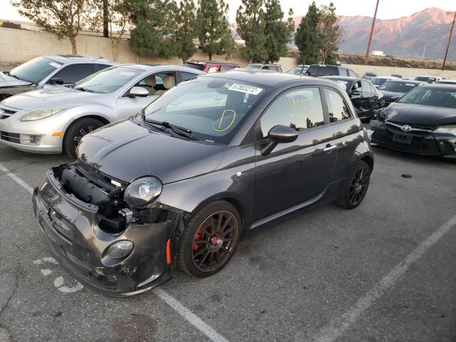 3C3CFFFH8FT689894 - 2015 FIAT 500 ABARTH GRAY photo 1