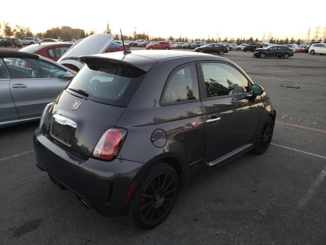 3C3CFFFH8FT689894 - 2015 FIAT 500 ABARTH GRAY photo 3