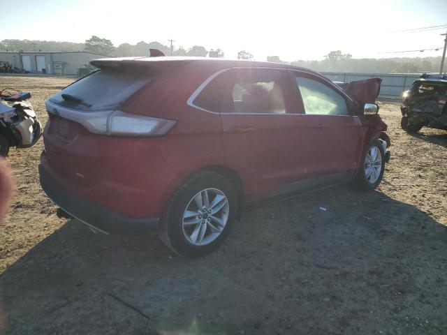 2FMTK3J88FBB02324 - 2015 FORD EDGE SEL MAROON photo 3