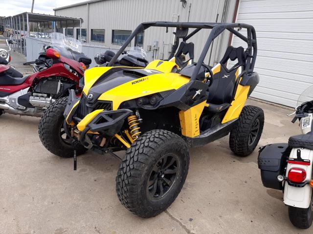 3JBPWAP2XFJ000012 - 2015 CAN-AM MAVERICK 1 YELLOW photo 2