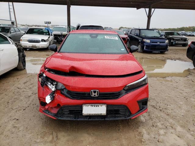 2HGFE2F5XNH562566 - 2022 HONDA CIVIC SPOR 红色 照片 5