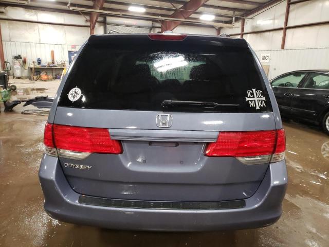 5FNRL38709B041776 - 2009 HONDA ODYSSEY EX BLUE photo 6