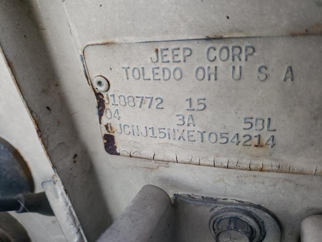 1JCNJ15NXET054214 - 1984 JEEP GRAND WAGO BEIGE photo 13