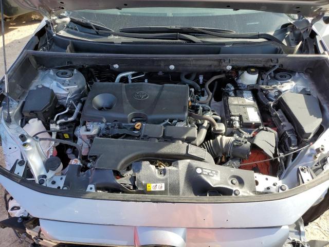 2T3C1RFV5MC133356 - 2021 TOYOTA RAV4 XLE P SILVER photo 12