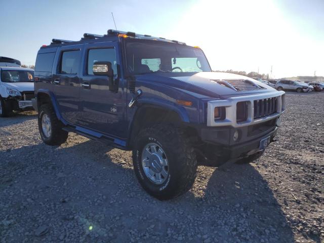 5GRGN23UX6H103137 - 2006 HUMMER H2 BLUE photo 4