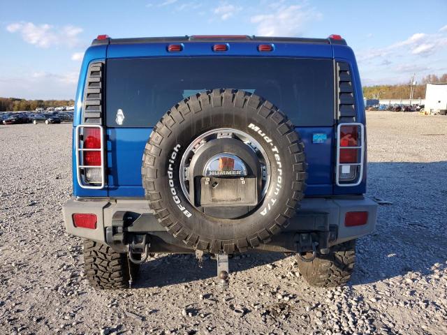 5GRGN23UX6H103137 - 2006 HUMMER H2 BLUE photo 6