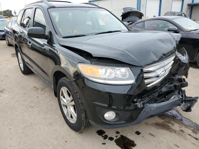 5XYZK4AG3CG158559 - 2012 HYUNDAI SANTA FE L BLACK photo 4