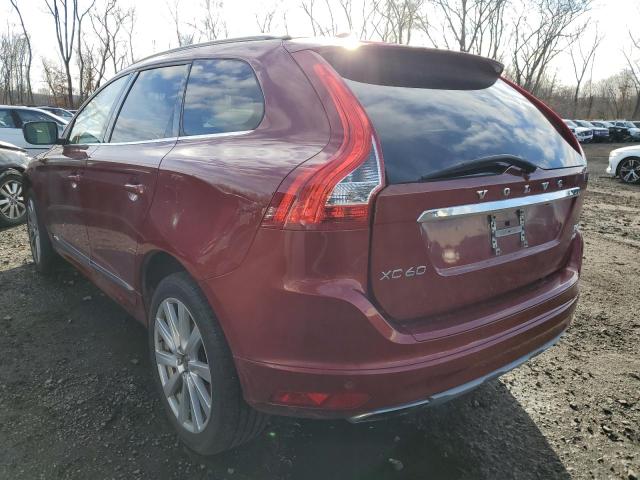 YV449MRU6H2225105 - 2017 VOLVO XC60 T6 IN BURGUNDY photo 2