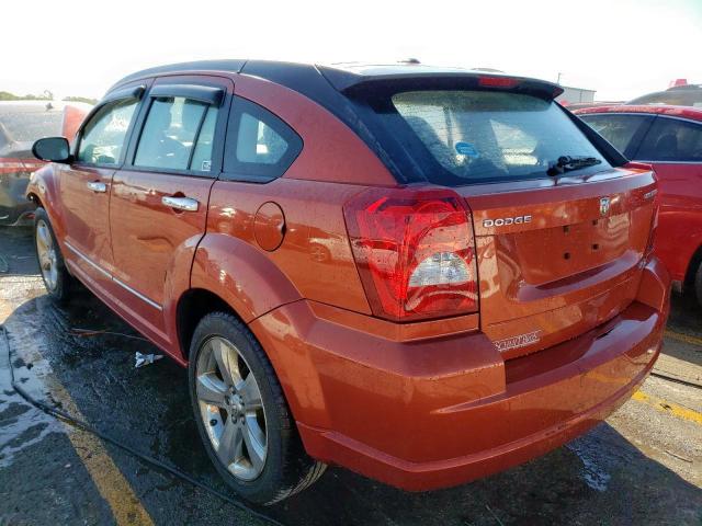 1B3CB7HB5AD540185 - 2010 DODGE CALIBER R/ ORANGE photo 3