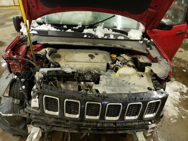 3C4NJDAB2JT464938 - 2018 JEEP COMPASS SP RED photo 12