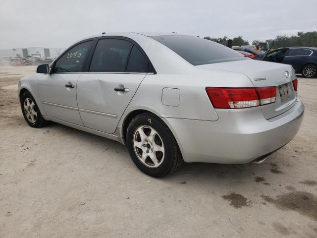 5NPEU46FX6H036223 - 2006 HYUNDAI SONATA GLS SILVER photo 2