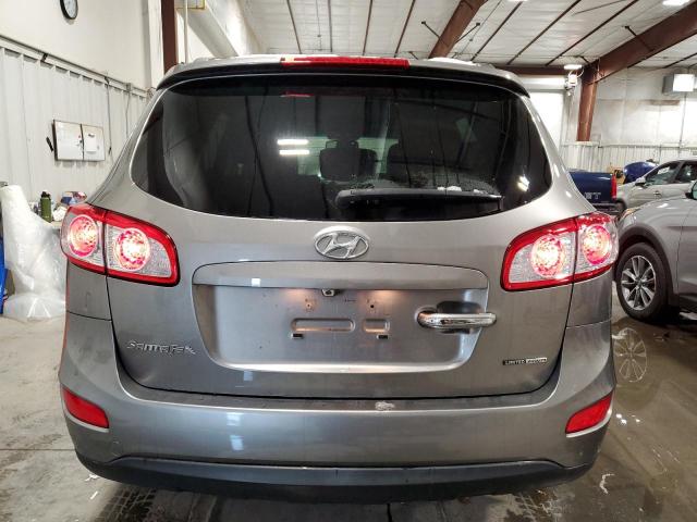 5XYZKDAGXCG098375 - 2012 HYUNDAI SANTA FE L GRAY photo 6