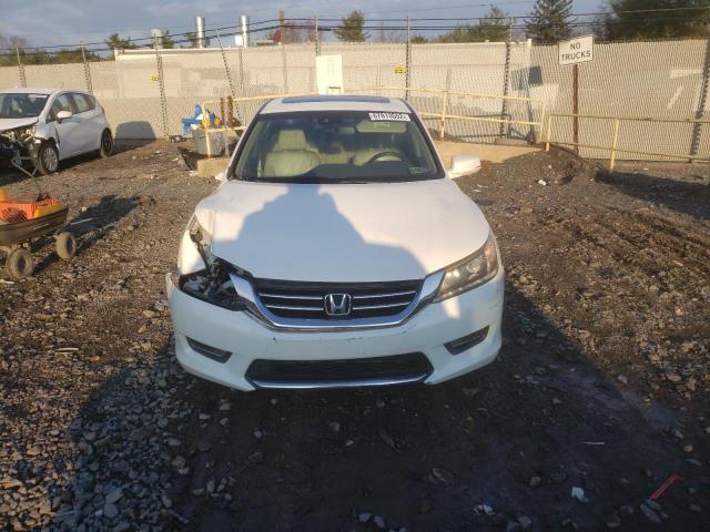 1HGCR3F82DA023184 - 2013 HONDA ACCORD EXL WHITE photo 5