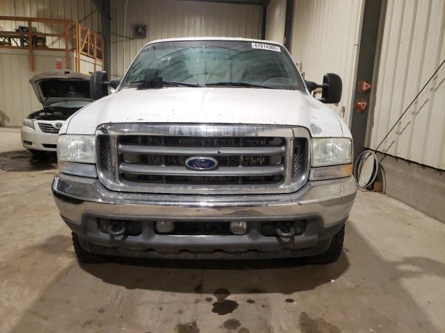 1FTSW31P54ED27359 - 2004 FORD F350 SRW S WHITE photo 5