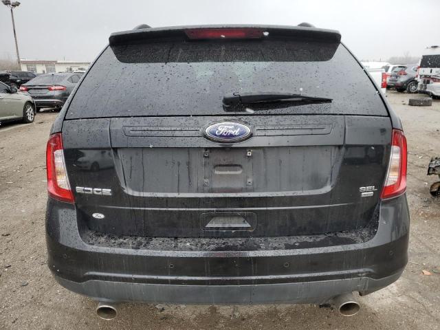 2FMDK4JC1BBA02199 - 2011 FORD EDGE SEL BLACK photo 6