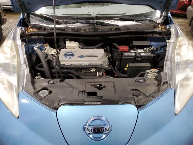 JN1AZ0CP0BT004895 - 2011 NISSAN LEAF SV BLUE photo 11