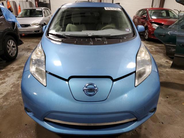 JN1AZ0CP0BT004895 - 2011 NISSAN LEAF SV BLUE photo 5