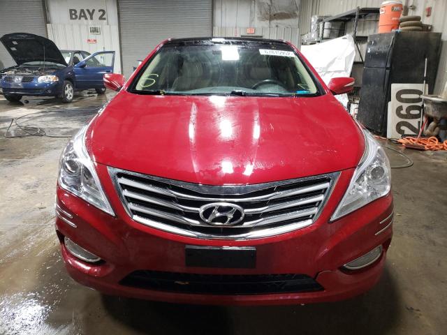 KMHFH4JG6EA373403 - 2014 HYUNDAI AZERA GLS RED photo 5