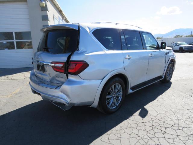 JN8AZ2AF4M9719895 - 2021 INFINITI QX80 LUXE SILVER photo 4