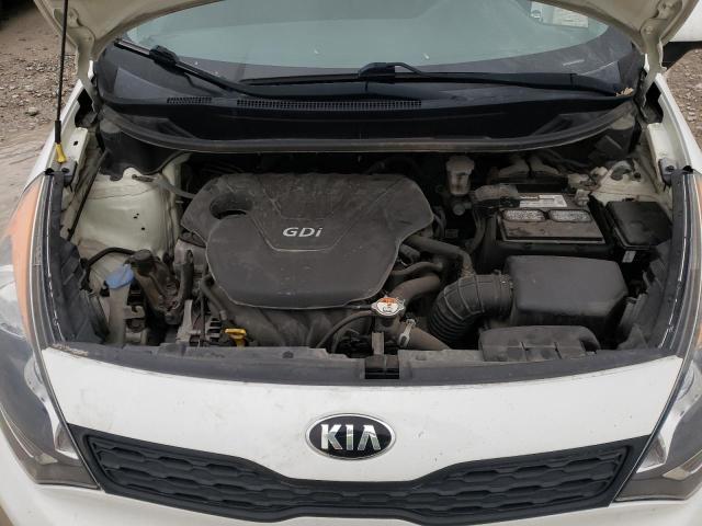 KNADM5A33F6450210 - 2015 KIA RIO LX WHITE photo 11