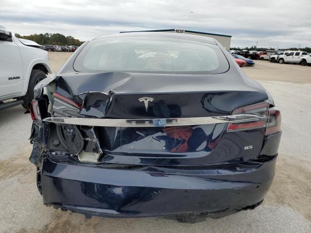 5YJSA1H1XEFP40527 - 2014 TESLA MODEL S Կապույտ լուսանկար 6