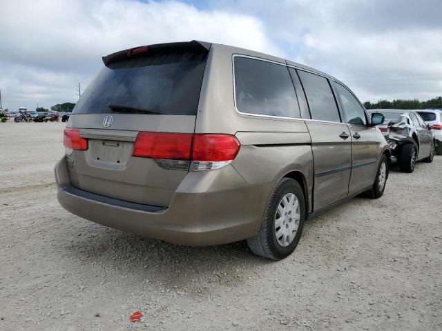 5FNRL382X8B079180 - 2008 HONDA ODYSSEY LX TAN photo 3