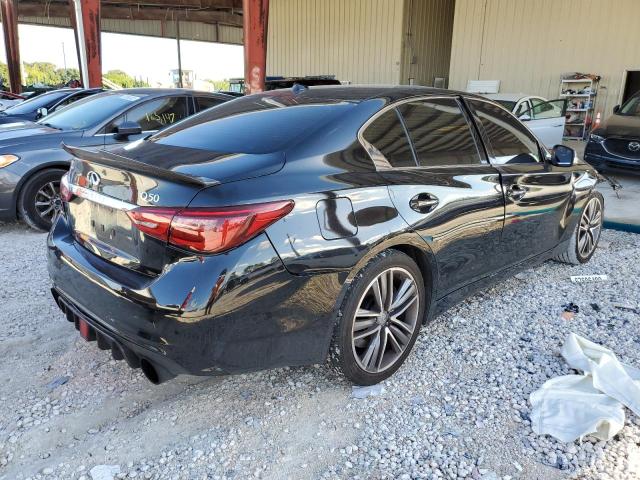 JN1EV7AP7JM356955 - 2018 INFINITI Q50 LUXE BLACK photo 3