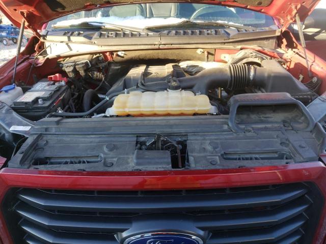 1FTEW1EP5GKF39762 - 2016 FORD F150 4WD RED photo 11
