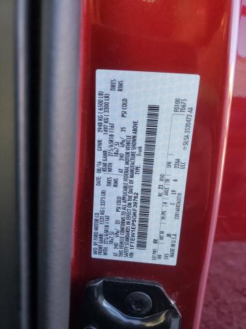 1FTEW1EP5GKF39762 - 2016 FORD F150 4WD RED photo 12