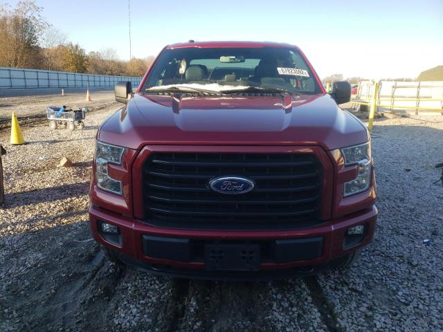 1FTEW1EP5GKF39762 - 2016 FORD F150 4WD RED photo 5