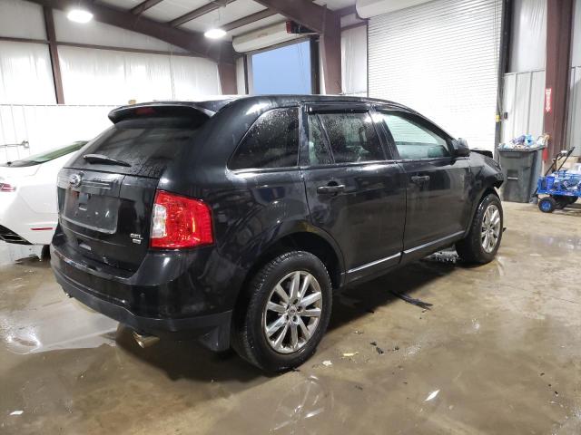 2FMDK4JC0DBB48743 - 2013 FORD EDGE SEL BLACK photo 3